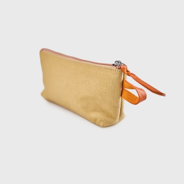 Upcycled Canvas & Leather Amenity Kit